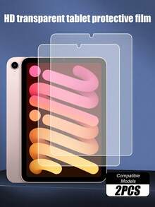 2pcs Tempered Glass Screen Protector Compatible With IPad Air/Pro/ Mini/1/2/3/4/5/6/7/8/9/10//Th Gen/8 Inch /9.7 Inch/10.2 Inch/10.5 Inch/10.9 Inch/11 Inch/12.9inch /2016-2022 - Clear - View 10