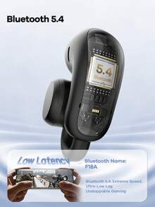 REMAX Open-Ear Clip Bluetooth Earbuds With ANC, 7H Playtime, IP65 Water & Sweat Resistant; Sports Earbuds; Gaming Headset; Headphones - F18A - 查看 7