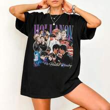 Heated Rivalry Tshirt, Ilya Rozanov Shane Hollander Shirt, Queer Heated Rivalry Merch, Romance Hocke - 黑色 - 查看 1