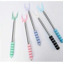 1pc Stainless Steel Retractable Clothes Hanger, Mini Collapsible Drying Rack With Expandable Design, Convenient For Hanging Clothes And Laundry Line