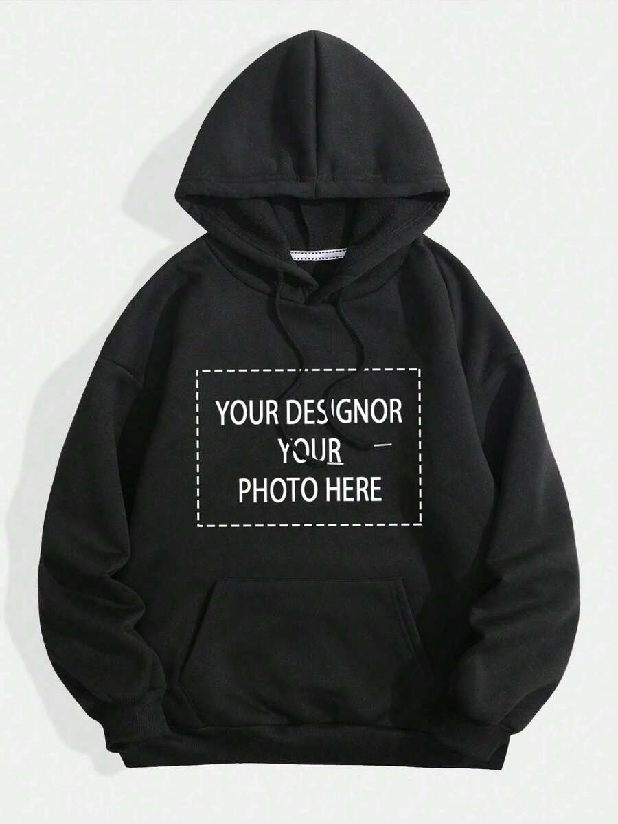 Women's Fashionable And Casual Hoodie, Suitable For Everyday Wear. Women's Sweatshirts Are Available With Custom Text And Graphic Prints. - Black - View 1