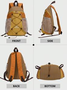 可折叠速干尼龙背包，多功能时尚日常包，多口袋轻便旅行包，大容量简约书包，方便实用，适合学生、护士、教师、商务人士、旅行、通勤、购物、办公、约会、徒步、培训、工作等各种场合。也是理想的生日或节日礼物。 - 彩色 - 查看 7