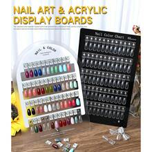 磁性指甲油及凝胶颜色对比卡展示板，含磁性亚克力板，附赠编号指甲贴片；全新可穿戴美甲收藏册；美甲风格收藏展示册 - 彩色 - 查看 1