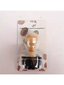 فرشاة بودرة القهوة ذات المقبض الخشبي الفاخر - تصميم إرجونومي، تنظف المرشح بفعالية، سهلة التشغيل - أداة أساسية لمقاهي - متعدد الألوان - مشاهدة 4