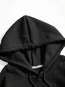 Women's Fashionable And Casual Hoodie, Suitable For Everyday Wear. Women's Sweatshirts Are Available With Custom Text And Graphic Prints. - Black - View 3