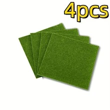 微型人造草坪模型，花园场景装饰，家居装饰，微型草坪，口袋场景DIY配件，爱好者和收藏家的礼物