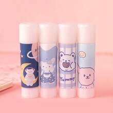 5pcs/2pcs/1pc Cartoon High Viscosity Sturdy Handmade DIY Solid Glue/PVA Solid Glue Small Office Supplies Solid Glue Stick/Student Stationery Ins Style Cute Pet, Back To School Essential, Planner Glue Stick (Random Style) - Multicolor - View 6