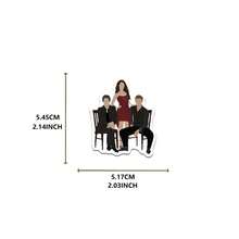 50pcs Vampire Diary Stickers - Enigmatic Small-Town Character & Vibe Decals For Car, Luggage & Water Bottle, Fandom Must-Have - Multicolor - View 7