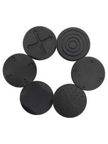 6-Pack Controller Grips PSV Joystick Cap Silicone Button Protection Cap Suitable For PSV1000 2000 PSVita Controller, Sweat Resistant, Slip Resistant, Dust-Proof, Enhancing Gaming Experience - Black - View 2