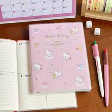Sanrio Hello Kitty Planner | Cover, Lined Pages, Date Notation, Matte Surface, Suitable For School, Office And Home Use, Perfect Halloween Gift - Multicolor - View 5