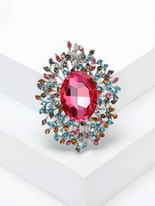 Luxury Crystal Glass Brooches - Rhinestone Pins For Women Unisex Casual Party Jewelry Accessories / Friends Gifts Badges Decoration - Crystal Glass - View 8