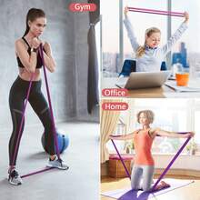 Pink Women's Pull-Up Assist Band, Heavy Duty Resistance Band For Yoga Fitness Stretching Exercise, Lightweight Body Stretching Assist - Multicolor - View 4