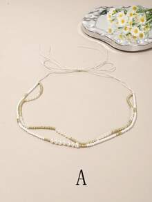 1PC Cowboy Hat Bands Western Hat Belts Hairbands Headband For Cowboy Accessories Beaded Hatbands For Women Cowgirl Men Hair Accessories Women Hair Band Women Head Scarf Work Out Sweatband - Multicolor - View 16