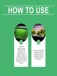 YEGBONG 水族箱 - 清洁水族箱，去除绿藻、褐藻、黑藻，改善水质/透明度 - 彩色 - 查看 3