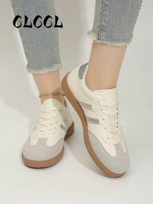 2026 New Women Flat Casual Sneakers - Beige - View 5