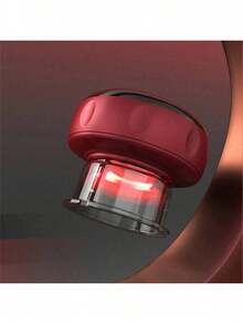 Smart vakuumkoppmassageapparat - Värmande och kroppsskrapande koppmassageapparat för rygg, nacke och armar - Bourgogne - Visa 5