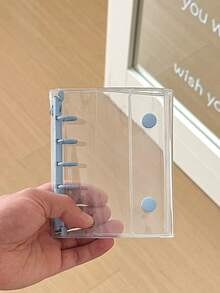 M5 Clear Binder, 10pcs Double-Sided Refill Pages, Replacement Paper, DIY Loose-Leaf Notebook, Sealing Stickers, Cute Stickers, Sticker Notebook, Sticker Book, Sticker Bookshelf, Sticker Book Refill, Clear Sticker Book Binder, Clear Sticker Book, DIY Loose-Leaf Notebook Set, Stationery, School Supplies, Back To School Supplies - Multicolor - View 18