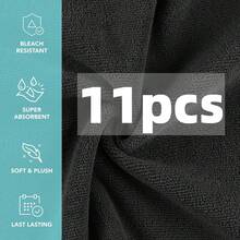 11 Pack Makeup Remover Cloths, 12 X 12 Inch Makeup Towels Soft Microfiber Face Towels, Reusable Makeup Remover Cloths For All Skin Types, Gentle And Effective Facial Washing Experience,Spa, Facial, Wedding, Holiday, Bulk Gift - Multicolor - View 8