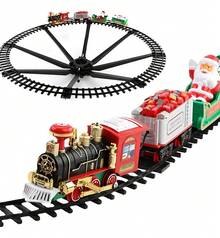 TendenciaTren Electrico Musica Luz Navidad Decoración Juguete RegaloCalidad premium - 1 - Ver 1