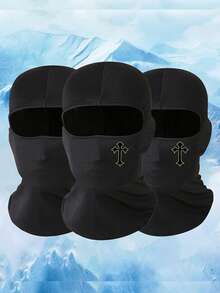 1/2/3个装男女通用拉法帽面罩，适合日常使用、户外旅行、徒步、滑雪、骑摩托车等。