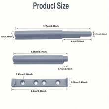 10pcs Easy-Install Magnetic Push Latches - Touch Release Cabinet & Drawer Catch, Polished Metal Finish For Kitchens, Furniture & Wardrobes - Multicolor - View 3