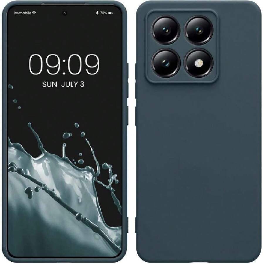 Case Compatible With Xiaomi 14T - With Raised Edges - Suitable For Wireless Charging - Matte Dark Slate, 38213175 - Burgundy - View 1