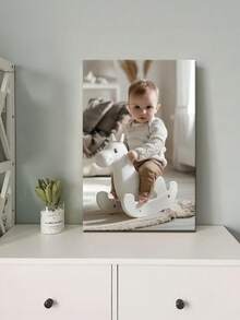 1pc Customized Children's Printed Canvas Poster, Upload Your Own Photo For Family, Pets, Wedding, Anniversary - Perfect For Home & Room Decor, Unique Gift For Easter, Graduation, Birthday Or Anniversary, Fast Delivery - Precious Keepsake For Family And Friends - Multicolor - View 5