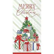 Home Range 20 servilletas de papel de cóctel, perros de Navidad(16-Count Guest Size Árbol de regalos de Navidad) - Multicolor - Ver 1