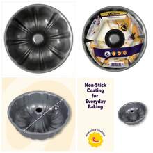 Everyday Nonstick Fluted Tube  Cake Pan 6-Cup Capacity For Baking Layer Cakes Breads And Desserts Easy Release Even Heating Durable Oven  Bakeware For Homemade Cakes And Party Treats - 1 - Xem 1