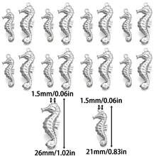 20pcs Stainless Steel Hollow Ocean Creature Pendants, For DIY Craft Accessories, Friendship Gifts, Home Decor, Small Item Decoration - DIY - View 5