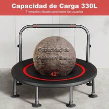 Trampoln Porttil y Plegable,Trampolin Fitness Adultos y Nios,Trampoln de 40,330 LB Trampoln Porttil y Plegable, Rebote de Ejercicio Estable y silencioso para nios y Adultos - 40 - Ver 7