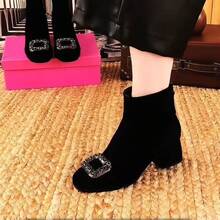 Women Equestrian Boots - Black Fleece Lining - View 4