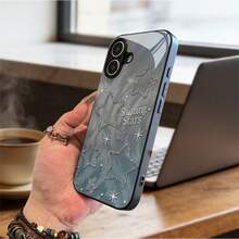 Estrellas Brillantes Animadas y Mágicas Funda de teléfono a prueba de golpes  de  para IPhone 17 16 15 14 13 12 11 X XS Pro Max 8 7 6 Plus SE GALAXY 21, 22, 23, 24, 25  31 35 36 plu - Negro - Ver 6