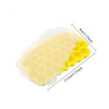 3.15/5.31英寸硅胶冰格，带盖，六边形设计，可重复使用，用于冷藏饮料、威士忌和鸡尾酒