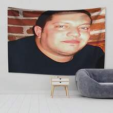 Sal Vulcano Impractical Prank Tapestries, Fun Lightweight Decoration Wall Hanging, Suitable For Living Room, Bedroom, College Dorm,  Room Decor, Creative Gifts - đầy màu sắc - Xem 2