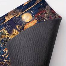 OPCG 游戏垫 - 充满活力的宇宙奇幻桌面设计，饰有星辰、巨龙和神秘元素 - 橡胶底座，适用于集换式卡牌游戏，兼容万智牌，游戏区域和规则区域，游戏桌装饰 | 奇幻主题装饰 | 游戏表面，桌面游戏垫 - 彩色 - 查看 5