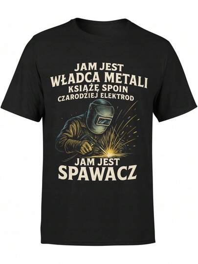 Camiseta gráfica de soldador para hombres y mujeres - "Soy un soldador" diseño de soldadura con máscara de soldadura y chispas de soldadura - tela elástica y transpirable - ropa de soldadura resistente, camiseta casual para hombres y mujeres - lavable a máquina - regalo ideal para soldadores