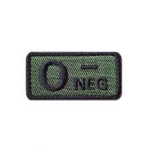 VINCAN 1pc Green Tactical Blood Type Patch - Positive & Negative Embroidered Military Emblem, Suitable For Gear And Apparel, Travel Essentials, Camping, Outdoor Decor - Multicolor - View 12