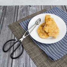 CYPNPaquete de 3 pinzas de tijera de acero inoxidable para cocina hornear pan alimentos pinzas para parrilla barbacoa alimentos mango negro 10 pulgadas 12 pulgadas 16 pulgadasFashion - 219768773 - Ver 5