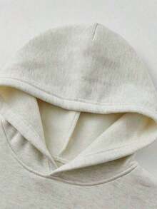 1 PcsWinter Clothes For WomenWomen Y2K Realistic Effect Print Oversized Hoodie Teen Girls Preppy Long Sleeve Loose Fit Hooded Sweatshirt Pullover Top Spring Fall Winter Cute Hooded Sweater Casual Hoodies Hawaii Beach Coastal Tops StreetwearStreetwearLoose And Comfortablehoodie Christmas Sweatshirt - 灰色 - 查看 8