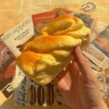 Hand-Tearable Butter Toast Squishy, Soft Sticky Slow Rebound Squeeze Accessory, Stress Relief Ornament, Perfect Gift, Birthday Gift, Ideal Gift, Surprise Gift, Holiday Gift, Seasonal Gift, Gift - Multicolor - View 15