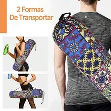 CYPNBolsa para esterilla de yoga Mochila de yoga con cordón fácil de llevar Bolsa de transporte para esterilla de yoga con bolsillo multifuncional y correa ajustable para el hombroFashion - 221364329 - Ver 7
