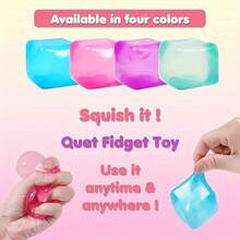 1/3 PCS Colorful Mini Maltose Cube - Soft Slow Rebound Sensory Toy, Suitable For Home Office, Party, Holiday & Desktop Decor - Nhiều màu - Xem 4