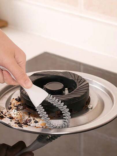 1pc New Crevice Cleaning Brush, No Dead Angle Cleaning Brush, Kitchen Stove Cleaning Brush, Multi-Functional Grill Cleaning Brush