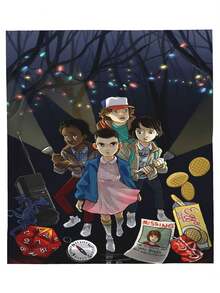 1pcs Soft Personalised Stranger Merch Things Flannel Thick Blanket, Suitable For Sofa, Bed, Living Room, Travel, Office, Shawl, Nap Blanket, Air Conditioning Blanket, Bed Sheet, Camping, Ideal Gift, Daily Gift - 黑色 - 查看 2
