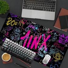 Colorful Graffiti Stylish Extra Large Gaming Mouse Pad, Personalized Desk Mat With Rubber Non-Slip Edging, Suitable For Laptop, Desktop, Gaming And Office, An Ideal Personalized Gift For Family And Friends - Color - View 13