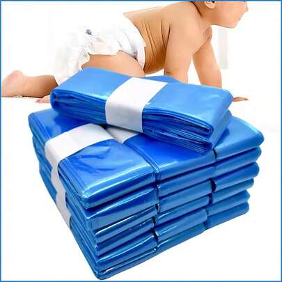 Baby Diaper Trash Bags Refill, Suitable For Disposable Diapers, Can Be Used For Diaper Disposal, Baby Excrement Cleaning, Multi-Purpose Disposable Trash Bags (Approx. 4.5m/177.17 Inches)