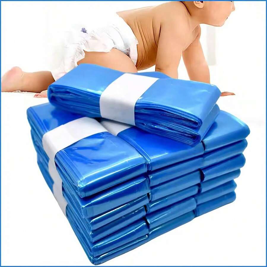 婴儿尿布垃圾袋补充装，适用于一次性尿布，可用于处理尿布、清洁婴儿粪便，多用途一次性垃圾袋（约4.5米/177.17英寸）