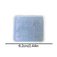 枫叶树脂浇铸模具、硅胶模具配件、树脂液体模具、树脂钥匙扣硅胶模具、树脂模具