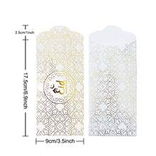 Eid Mubarak Money Envelopes Ramadan Mubarak Money Envelopes Muslim Eid Mubarak Gifts Ramadan Gifts Eid Money Wallets For Cash - White Foil Stamping - View 3